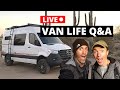 LIVE Van Life Q&A from our Storyteller Overland MODE 4x4 Sprinter Van