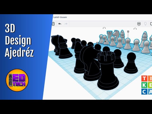 How to Make a 3D Printable Chess Set With Autodesk Tinkercad : 19 Steps -  Instructables