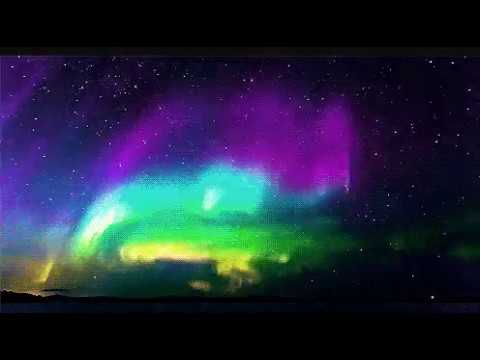 Гифка полярное сияние