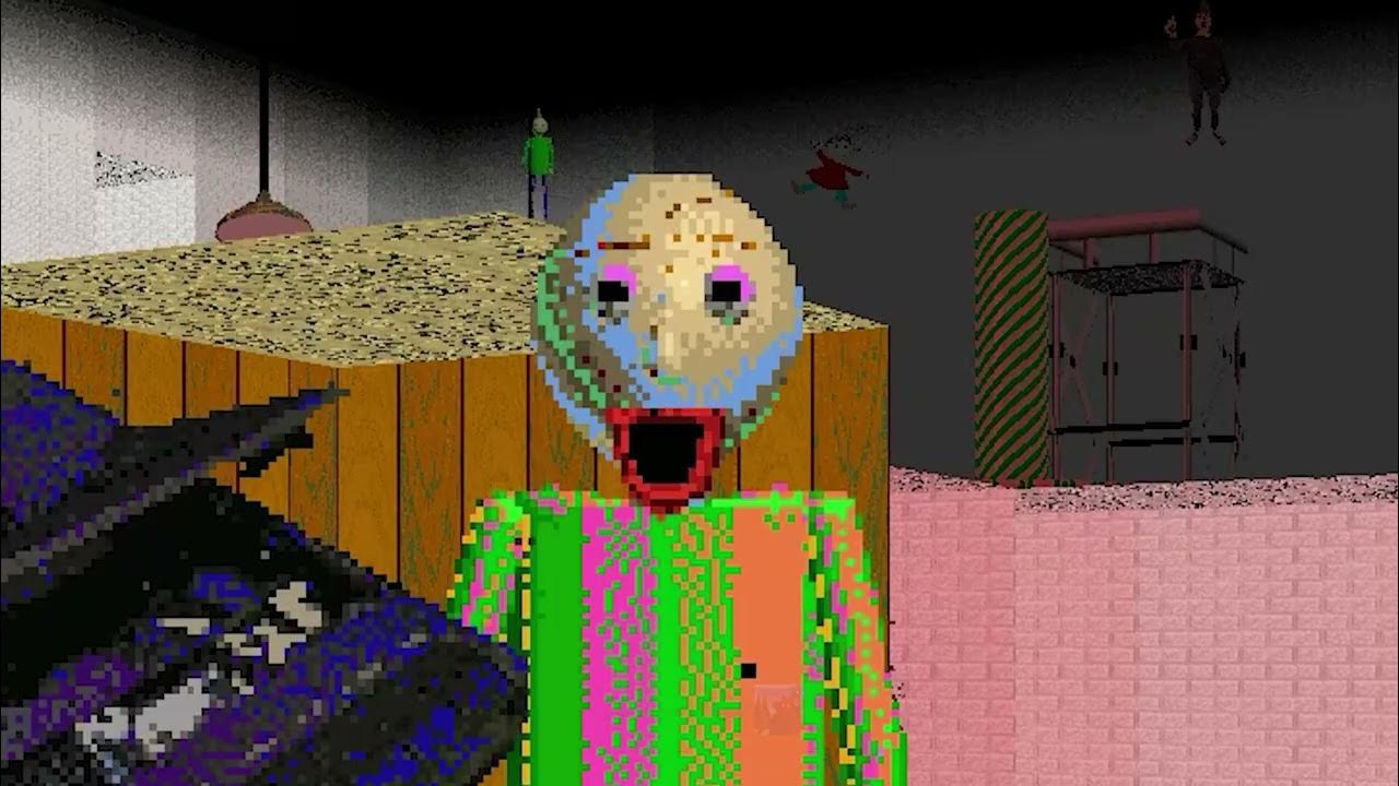 Bye Baldi  Baldi Basics Classic Remastered - Party Style Ending (attacked  glitch) [Official] 