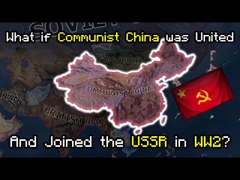 What If China Was United And Joined The USSR In WW2 - HOI4 Timelapse