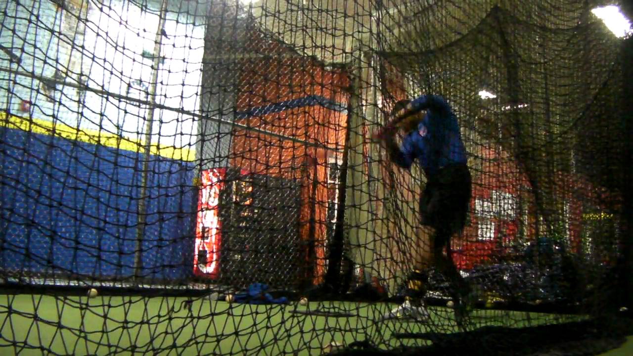 hitting the gym QUENTIN HO,MES@HARLEM BASEBALL HITTING ACADEMY
