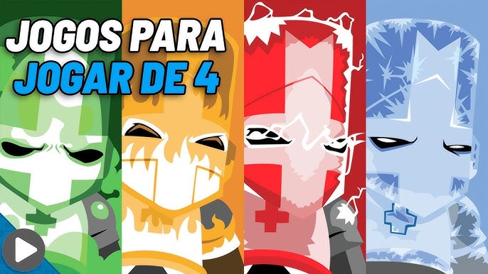 5 JOGOS FODAS PARA JOGAR COM 4 AMIGOS! 