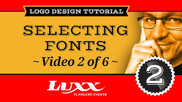 Logo Design Tutorial Part 2 - Selecting Fonts