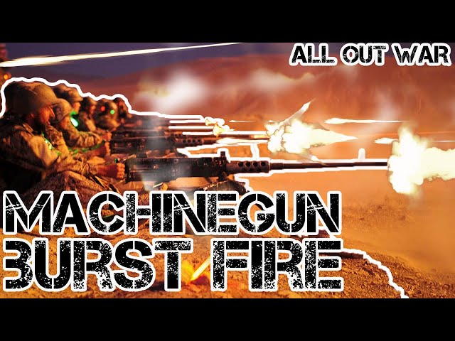 MACHINEGUN SOUND EFFECTS -1 hour | ALL OUT WAR | class=