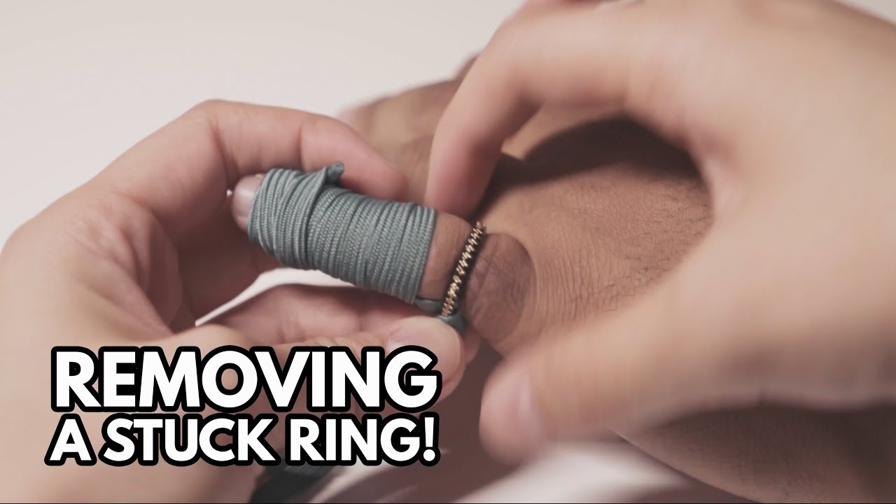 A good method to remove a ring from a swollen finger. : r/videos