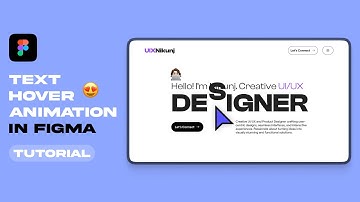 Text Hover Animation in Figma | Figma Tutorial