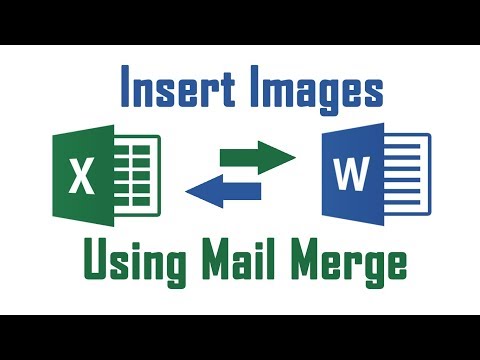 Insert Image Using Mail Merge From Excel to Word Document