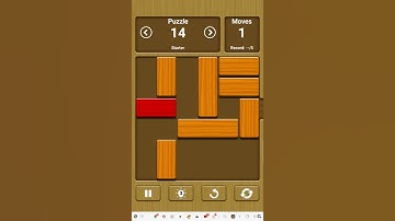 Unblock me puzzle 14