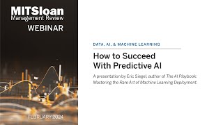 How to Succeed With Predictive AI