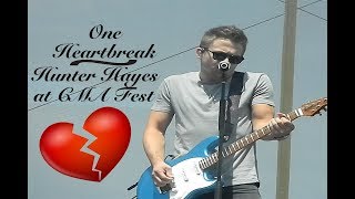 Hunter Hayes- "One Heartbreak" at CMA Fest *New Song*