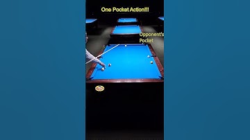 How to Play One Pocket Action with Defensive Technique?#viral #pool #fyp