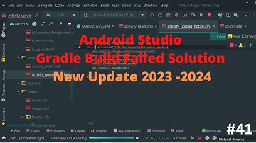 Android Studio Gradle  Build Failed Solution New Update 2024 -2025  Type 41