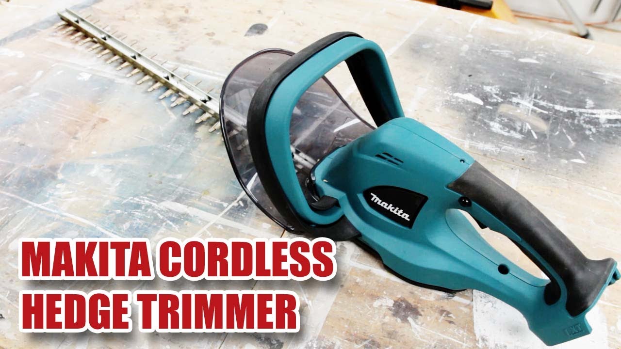 fax cache krybdyr Makita DUH523 18v Cordless Hedge Trimmer Review - YouTube