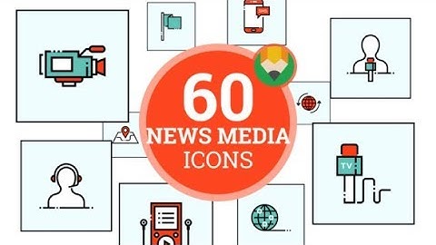 Information News Communication Media Animation - Flat Icons and Elements by animated-icons