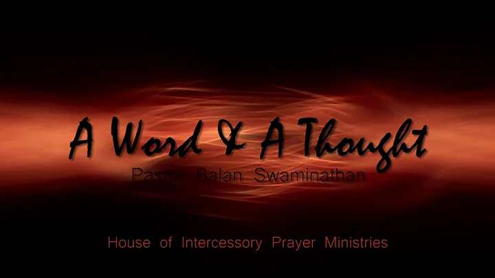 A Word and A Thought - Proverbs 18:10