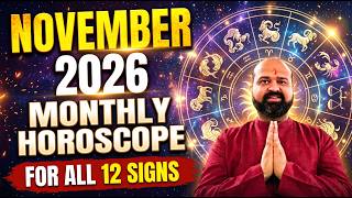 November 2026 Monthly Horoscope for all 12 Signs in Detail Transit by Transit | #november2026