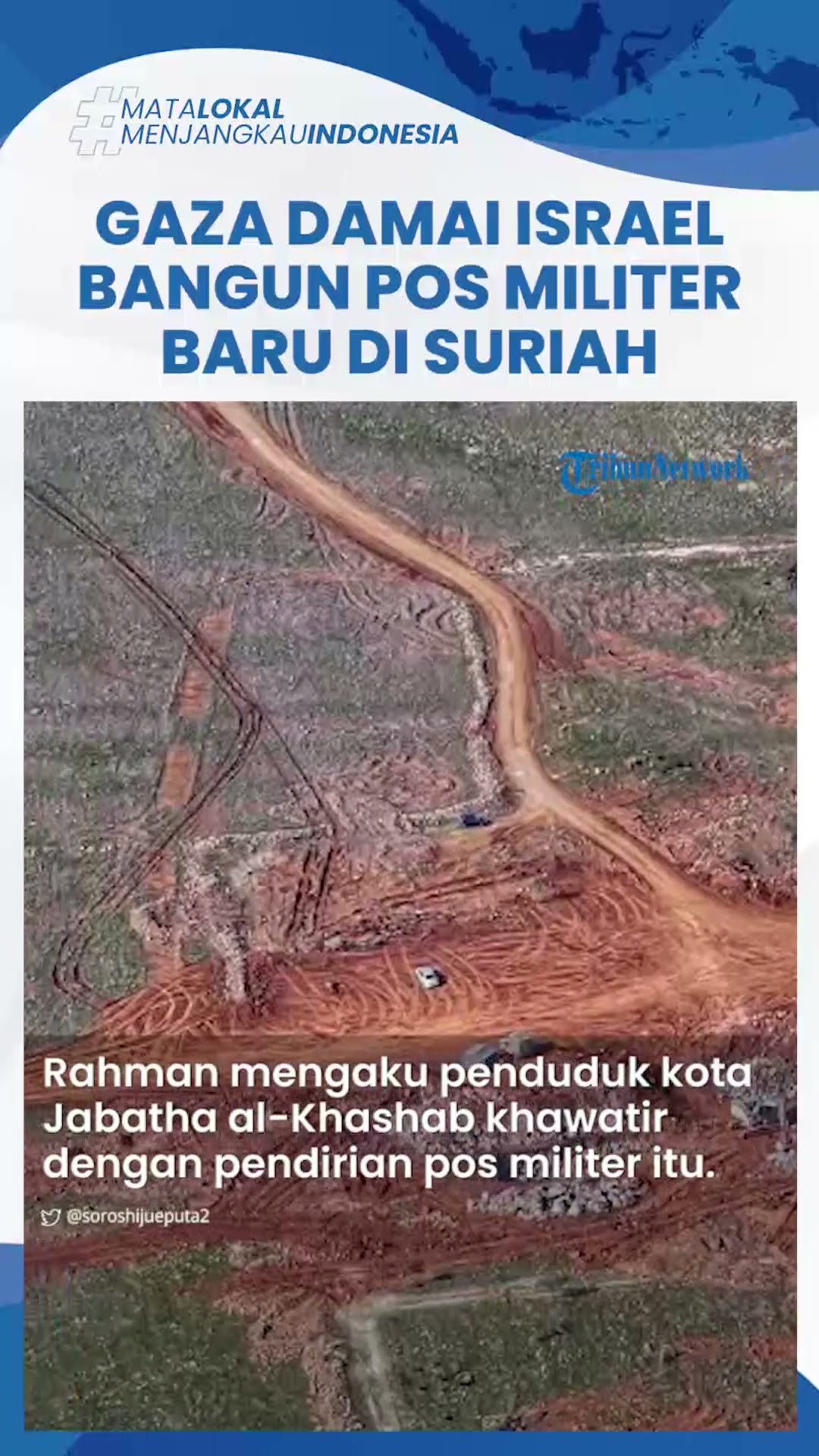 Gencatan Senjata di Gaza Tercapai, Israel Bangun 6 Pos Militer Baru di Suriah, Sasaran Perang Baru?
