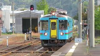 京都丹後鉄道宮舞線KTR700形 宮津駅到着 Kyoto Tango Railway KTR700 series DMU