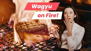 Tokyo Michelin Star Restaurant With a Camping Fire?! | Makiyaki Ginza Onodera