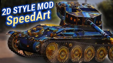 2D-Style Modding SpeedArt | World of Tanks Mods
