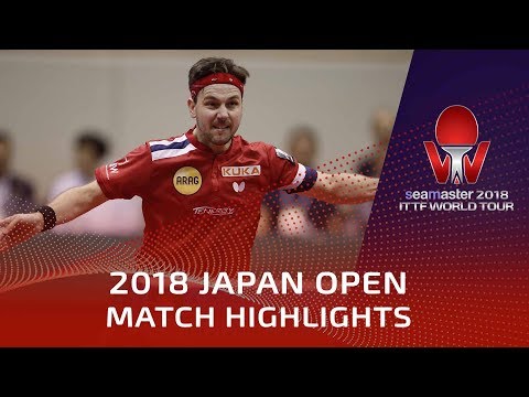 Timo Boll vs Yuta Tanaka | 2018 Japan Open Highlights (R32)