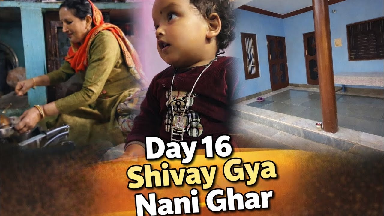Day 16 | Shivay Gya Nani Ghar 🏡❤️ | Full Masti & Family Time Vlog