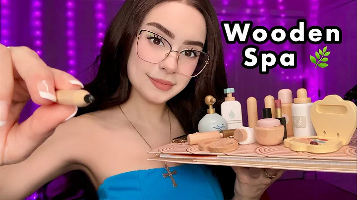 ASMR Wooden Spa 🌿 Wooden Makeup, Wooden Skincare, Wooden Haircut 🌿 Layered Sounds for Sleep