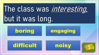 Synonym Quiz for Elementary Level screenshot 3