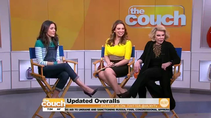 Talking Overalls with Joan Rivers! CBS Live from the Couch www.nycpretty.co...