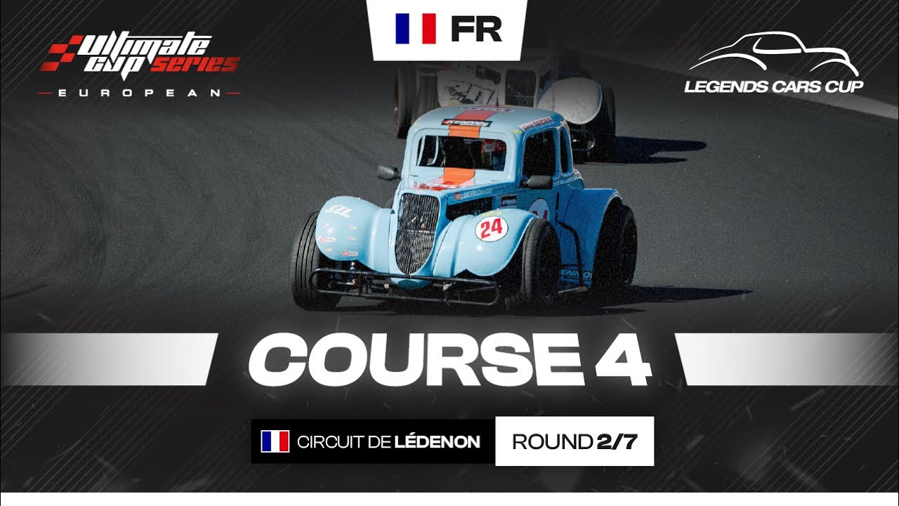 EN DIRECT | LEGENDS CARS CUP - R2 LEDENON | COURSE 4