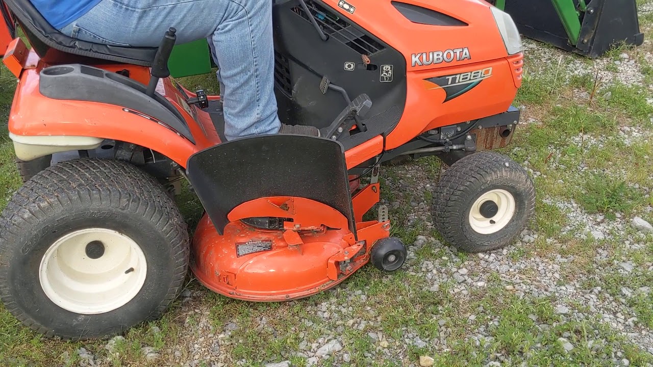 Kubota T1880 YouTube