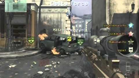 Random Mw3 Awesome Throwing Knife Game winning killcam!!!