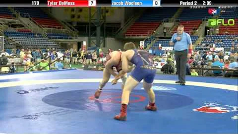 Cadet 170 - Tyler DeMoss (Illinois) vs. Jacob Wool...