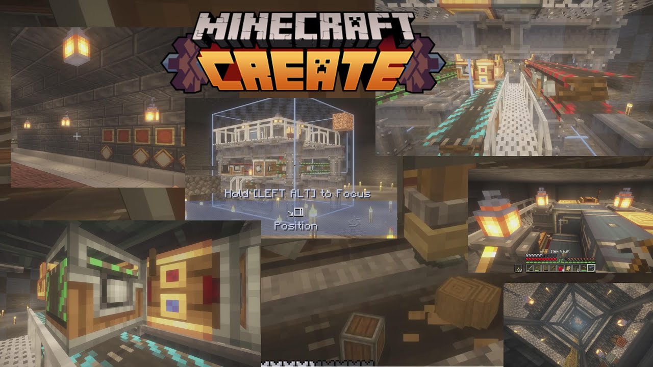 Minecraft Create Mod Playthrough Ep 14 Automated Storage designed first ...