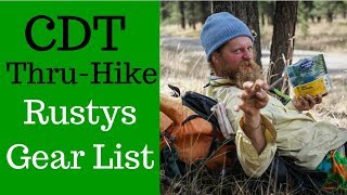 A Triple Crowner's Gear list on the CDT - Continental Divide Trail Hikers Gear