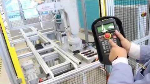 Mitsubishi Robot | TEACH BOX Menus explanation & Basic Robot movement.