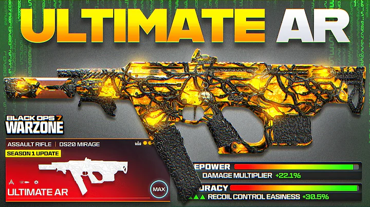 the *NEW* BEST AR META LOADOUT in BO7 WARZONE after UPDATE! (Best Assault Rifle Class in COD WZ S1)