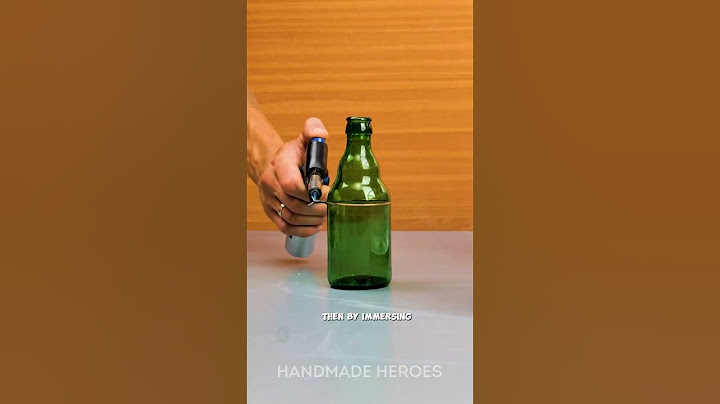 How to cut glass bottles to reuse: Practical hack 🍾
