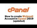 How To Create Webmail Account in Cpanel in Hindi | How To Setup Webmail 2019 (New Update))
