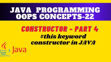 This keyword in constructor || constructor in Java || Java object oriented concepts, #this keyword.