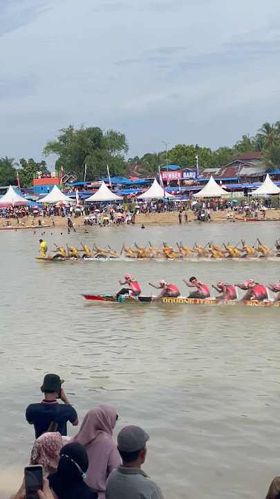 Toduang itom dubalang sati vs mahkota ghajo bujang danau pauh #pacujalur #boatrace ##aurafarming