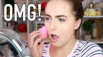 THIS FOUNDATION TIP CHANGED MY LIFE!!!! FLAWLESS FOUNDATION HACK TO COVER ACNE + NOT CAKEY!!!