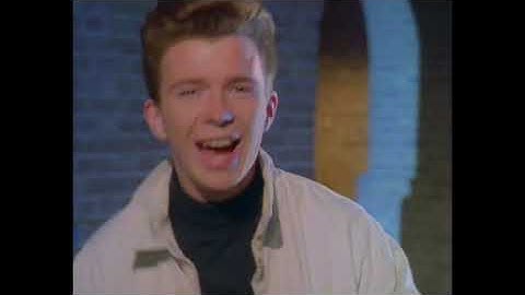 Never Gonna Give You Up but it gets faster