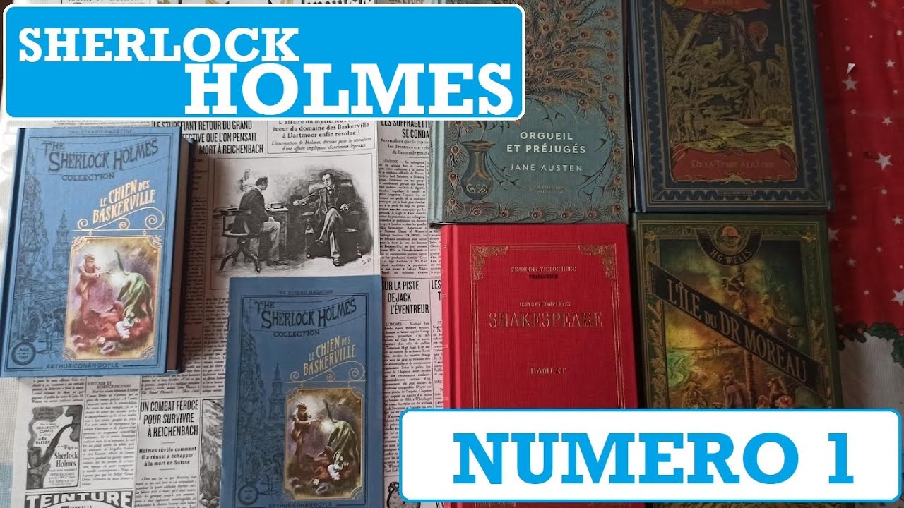 UNBOXING COLLECTION SHERLOCK HOLMES - RBA #1 + COMPARAISON AVEC LES