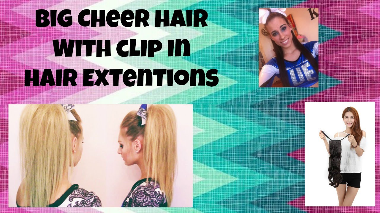 How To Do Cheer Hair With Extensions You How To Do Cheer Hair With Extensions