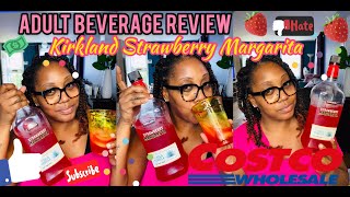 ADULT BEVERAGE REVIEW| COSTCO KIRKLAND STRAWBERRY MARGARITA 