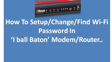 How To Setup OR Change(Find) WiFi Password In Router/Modem(Wi-Fi Configuration,  