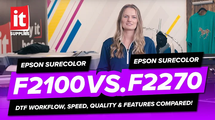 Epson SureColor F2100 vs SureColor F2270:  DTF Workflow, Speed, Quality & Features Compared!