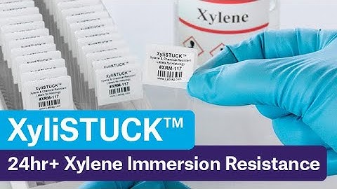 XyliSTUCK™ - Xylene and Solvent Resistant Labels for Histology